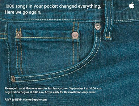 1000 songs in your pocket changed everything. Here we go again.