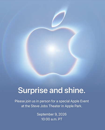 Surprise and shine.