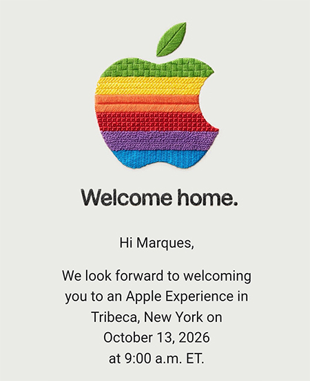 Welcome home.