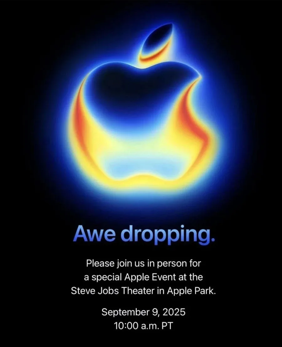 Apple Event invitation (Invitation): Awe dropping.