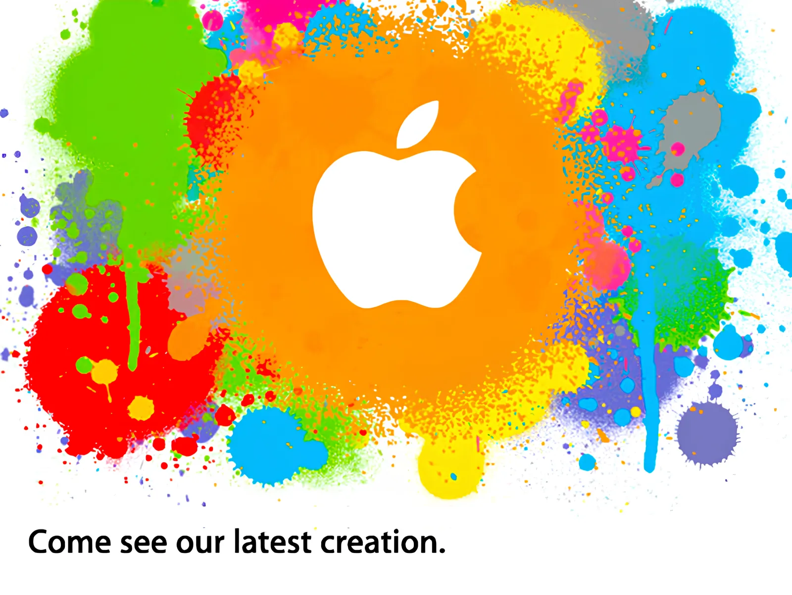 Apple Event invitation: Come see our latest creation.