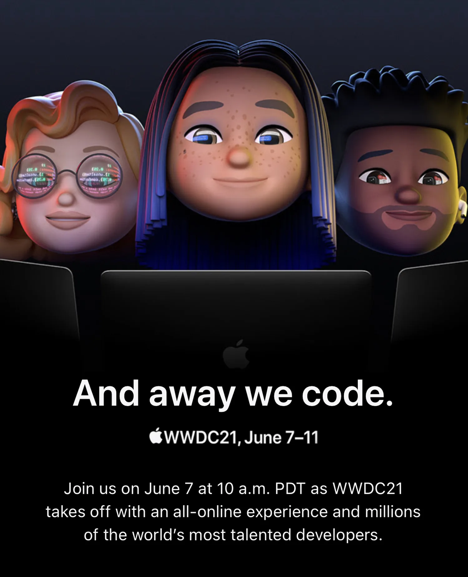 WWDC invitation (Press invitation): Glow and behold.