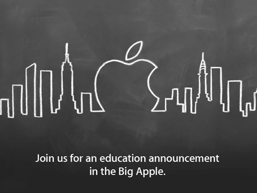 Apple Event invitation: Join us for an education announcement in the Big Apple.