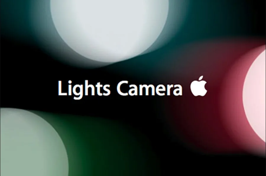 Apple Event invitation: Lights Camera 