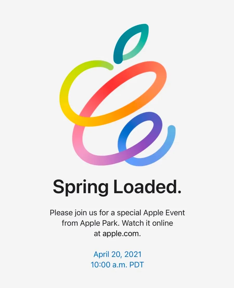 Apple Event invitation: Spring Loaded.