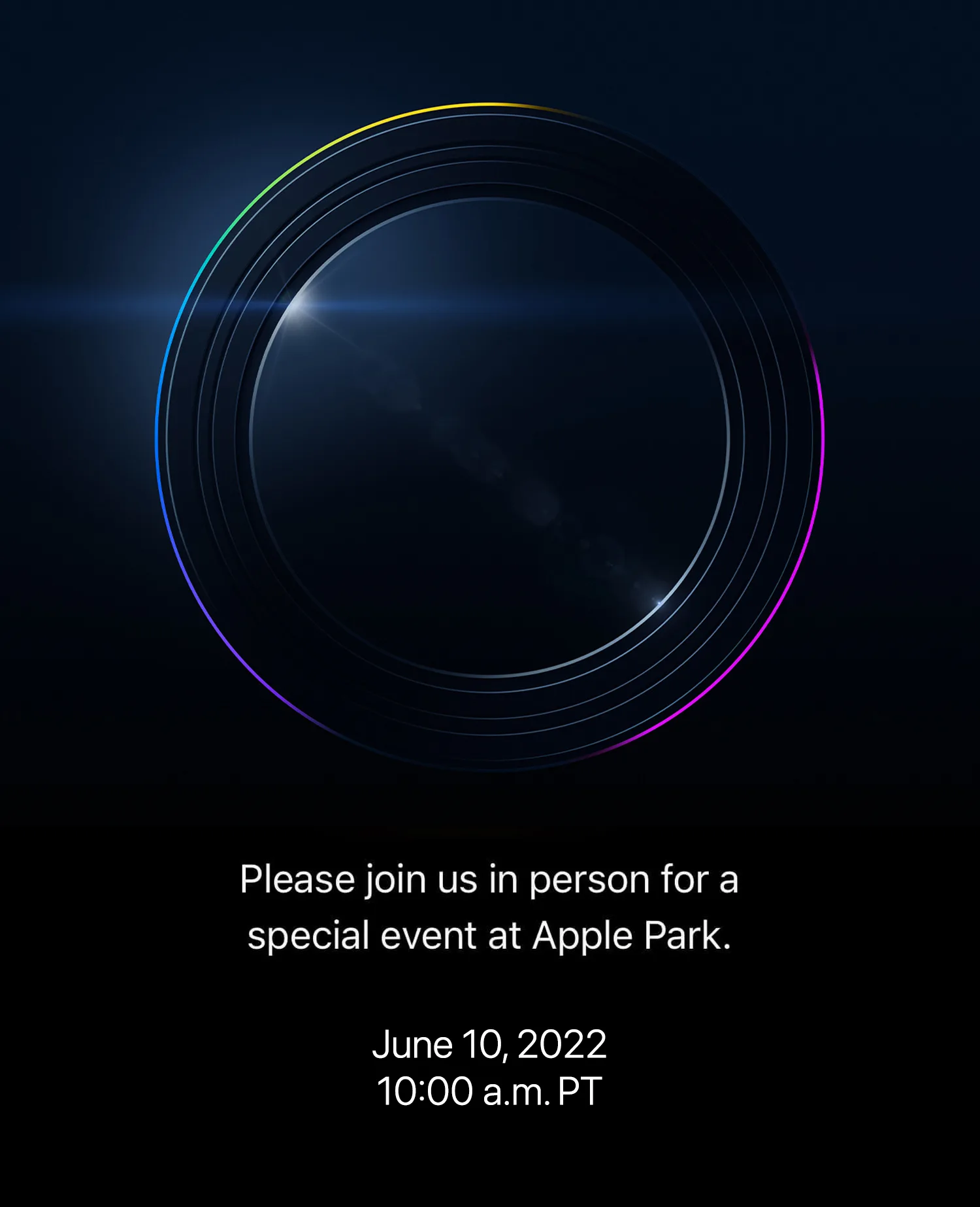 WWDC invitation (Press invitation): Swiftly approaching.