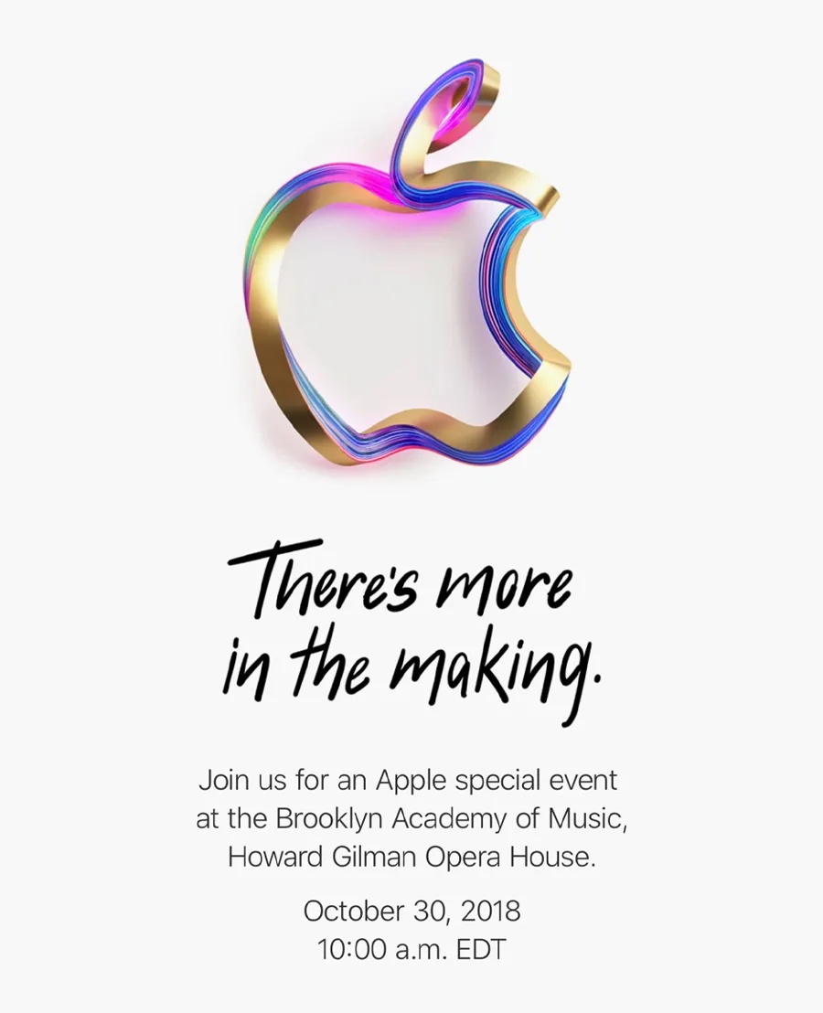 Apple Event invitation: There’s more in the making.