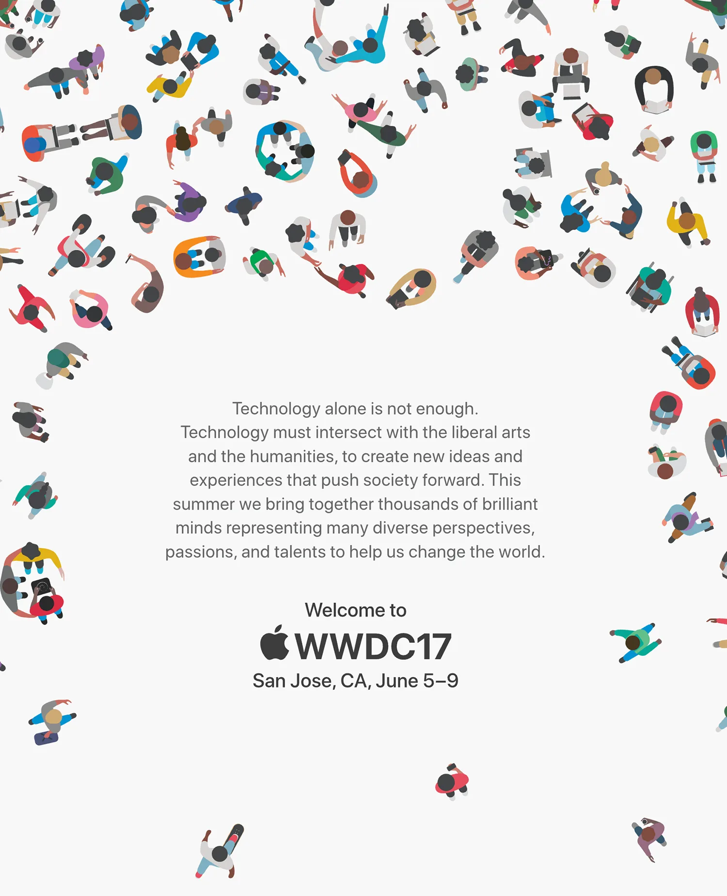 WWDC invitation: Come create the next big thing.