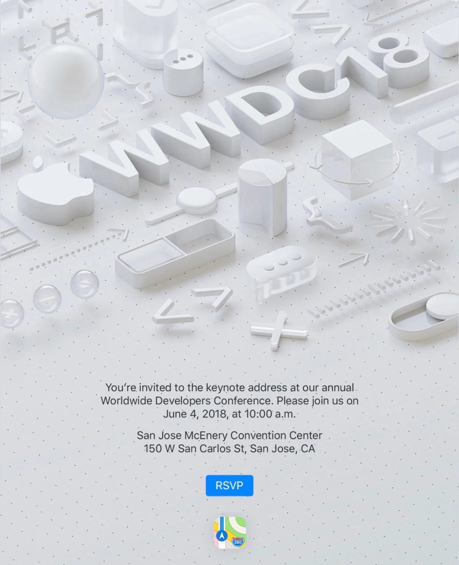 WWDC invitation: WWDC18